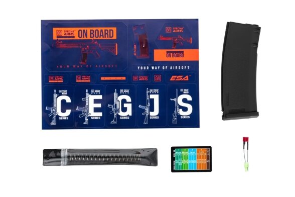 Specna Arms SA-F04-RL FLEX™ Light Ops Stock/ New Receiver HAL ETU™ Gen. 2 airsoft Carbine Black 5