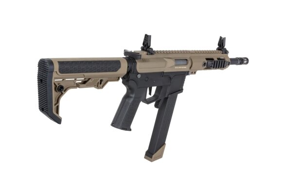Specna Arms SA-FX01 FLEX™ Gen.2 BLDC™ HAL ETU Half-Tan airsoft Carbine 4