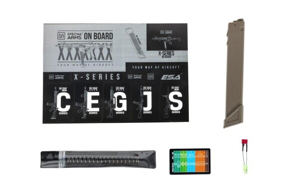 Specna Arms SA-FX02 FLEX™ HAL ETU Gen.2 Half-Tan airsoft Carbine 17