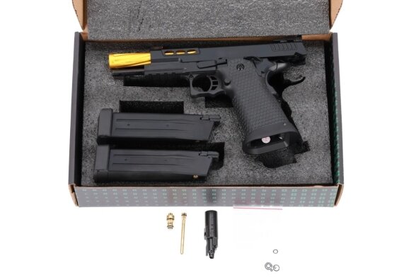 Specna Arms SA-VGP06 VAPOR™ Black and Gold airsoft Pistol 9 Specna Arms SA-VGP06 VAPOR™ Black and Gold airsoft Pistol 9