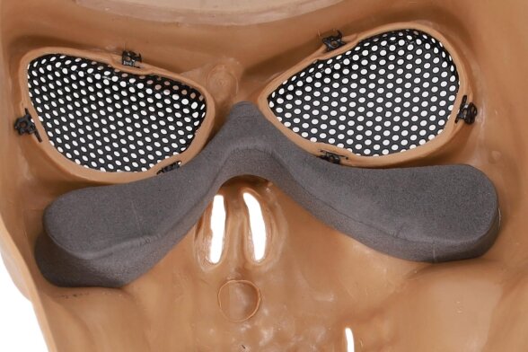 Specna Arms Skull-style mask – Tan 4 Specna Arms Skull-style mask – Tan 4