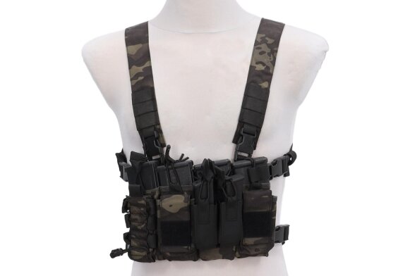 Specna Arms Tactical Adaptive Chest Rig Vest MC Black 1
