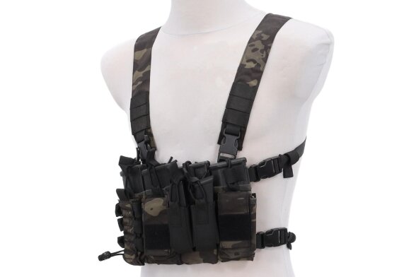 Specna Arms Tactical Adaptive Chest Rig Vest MC Black 4