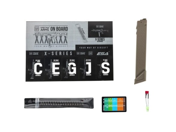 Specna Arms SA-FX01 FLEX™ HAL ETU Gen.2 Half-Tan airsoft Carbine 15 Specna Arms SA-FX01 FLEX™ HAL ETU Gen.2 Half-Tan airsoft Carbine 15