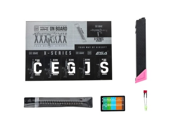 Specna Arms SA-FX02 FLEX™ Gen.2 HAL ETU Pink airsoft Carbine 5 Specna Arms SA-FX02 FLEX™ Gen.2 HAL ETU Pink airsoft Carbine 5