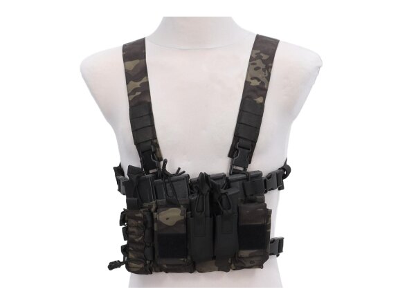 Specna Arms Tactical Adaptive Chest Rig Vest MC Black 1