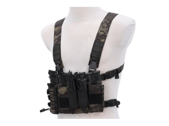 Specna Arms Tactical Adaptive Chest Rig Vest MC Black 4