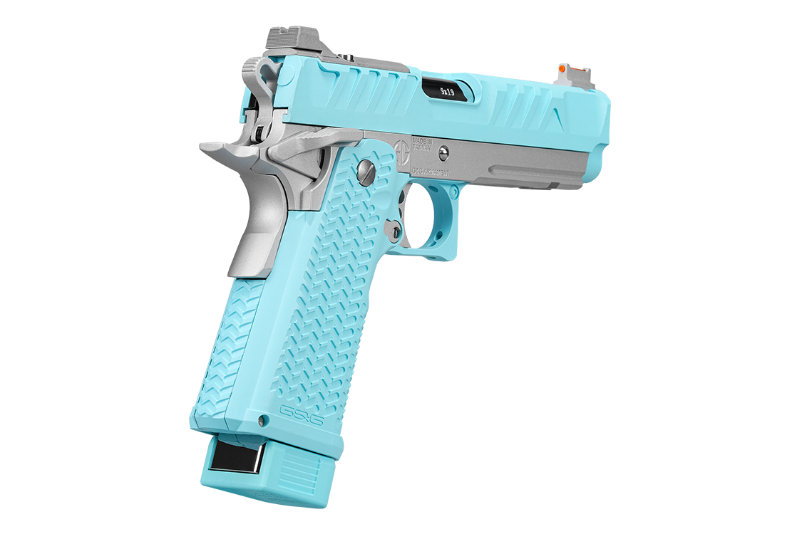 Šratasvydžio pistoletas G&G STP45 Hi-Capa MACARON BLUE 1
