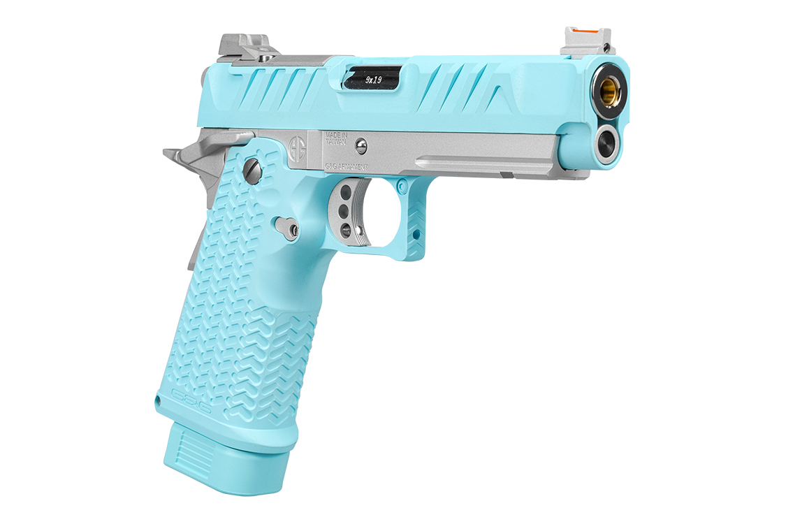 Šratasvydžio pistoletas G&G STP45 Hi-Capa MACARON BLUE 2