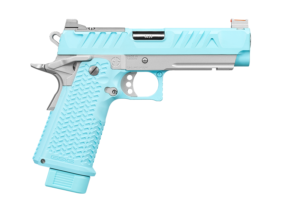 Airsoft GBB G&G STP45 Hi-Capa MACARON BLUE 4