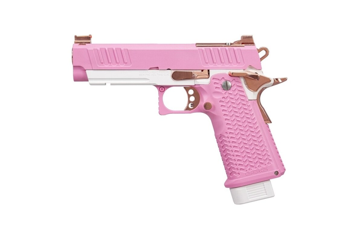 Šratasvydžio pistoletas G&G STP45 Hi-Capa Pink