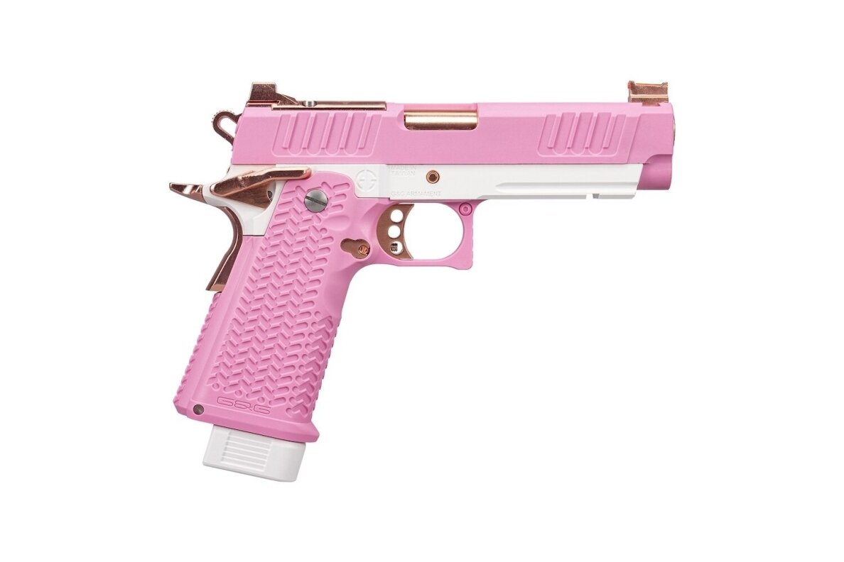 Šratasvydžio pistoletas G&G STP45 Hi-Capa Pink 1