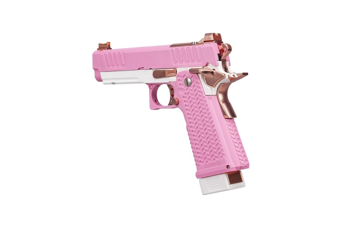 Šratasvydžio pistoletas G&G STP45 Hi-Capa Pink 2
