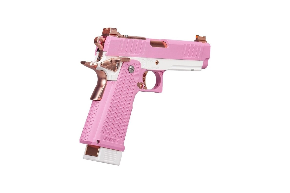 Šratasvydžio pistoletas G&G STP45 Hi-Capa Pink 3
