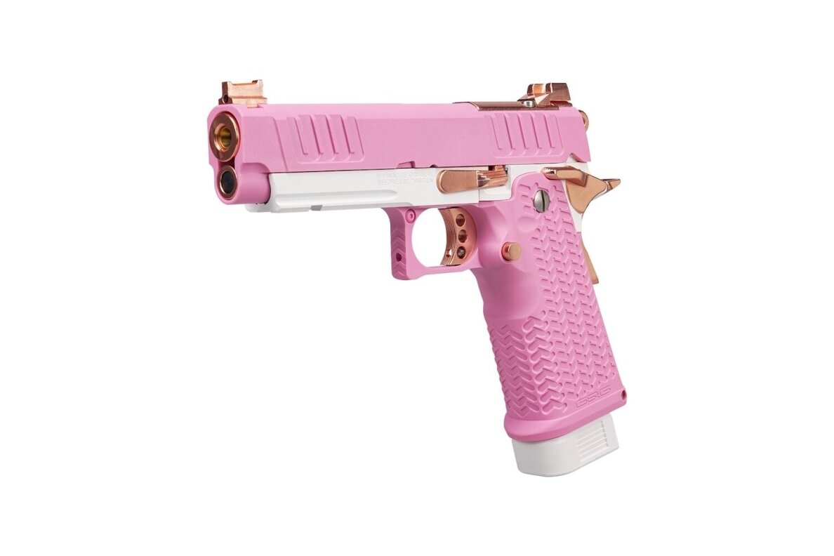 Šratasvydžio pistoletas G&G STP45 Hi-Capa Pink 5