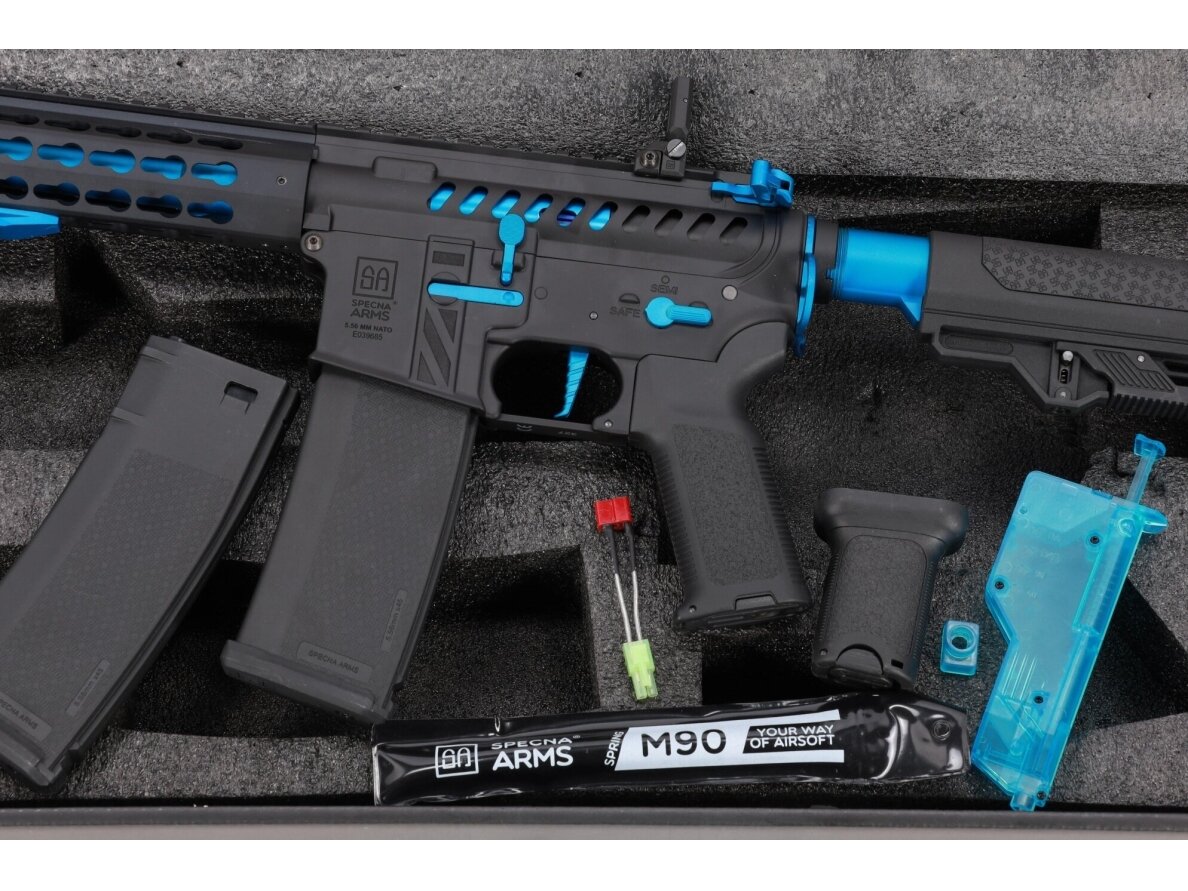 Airsoft AR-15 HAL2 ETU, Blue Edition, Light Ops 2
