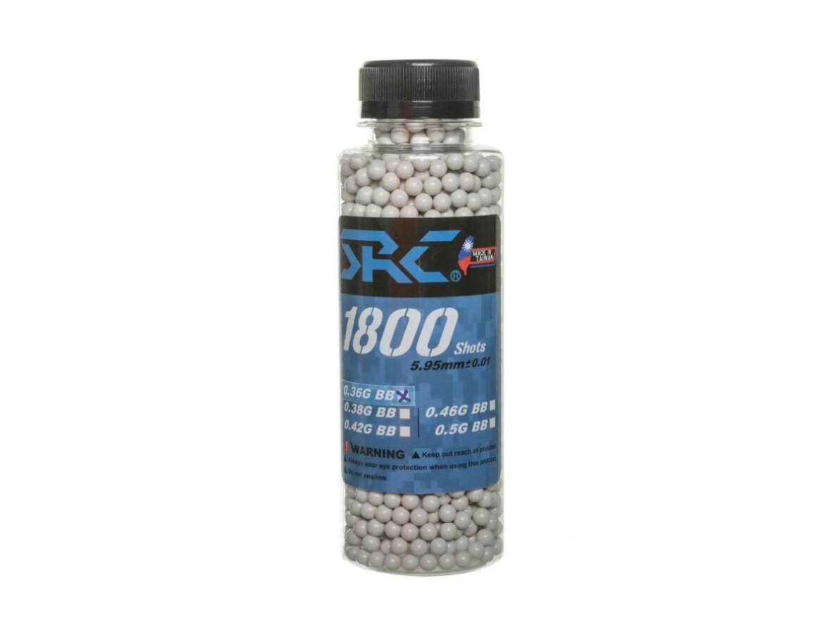SRC BBs 0.36g bottle 1800 pcs White