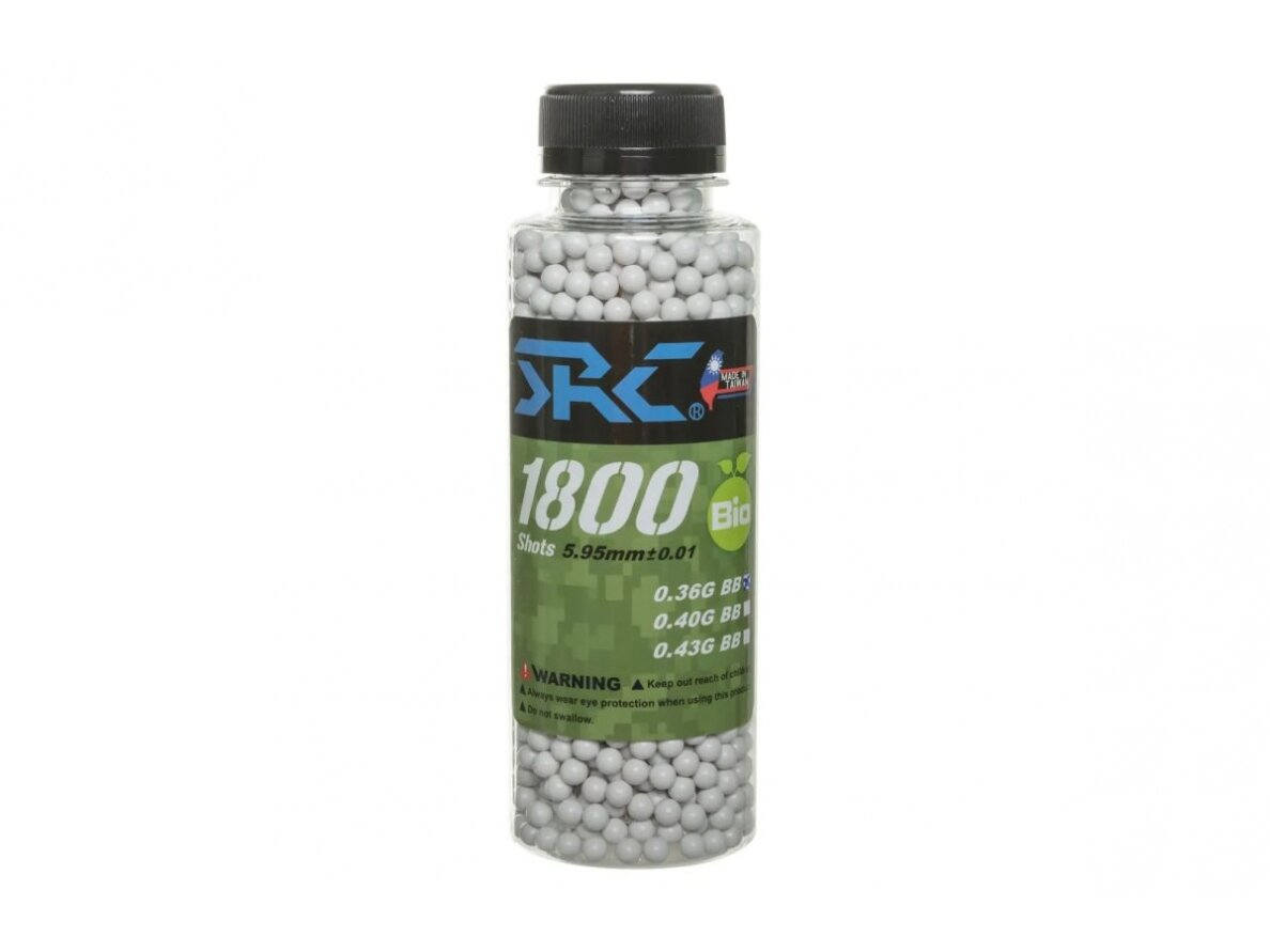 SRC BIO BBs 0.36g bottle 1800 pcs White