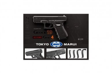 Šratasvydžio pistoletas Tokyo Marui G19 Gen. 4 5