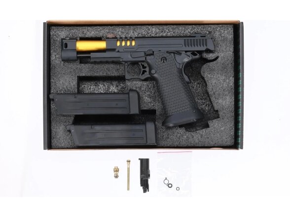 Airsoft GBB Pistol SA-VGP23 VAPOR Black and Gold 8