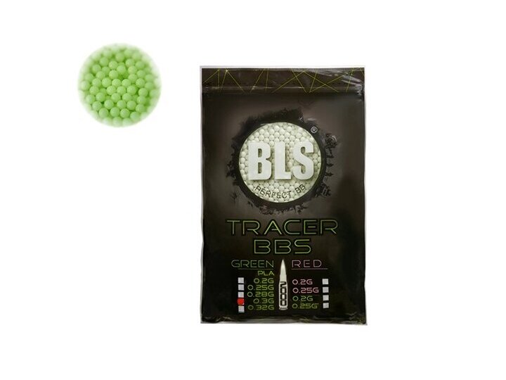 Green Tracer BLS .28 bb's 1 KG