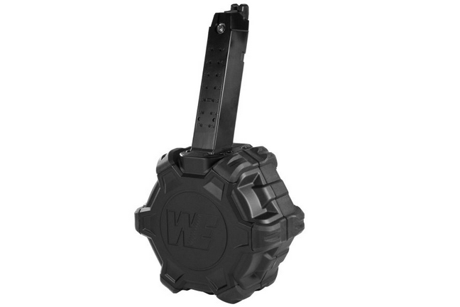 Glock tipo pistoletų būgninė dėtuvė 1
