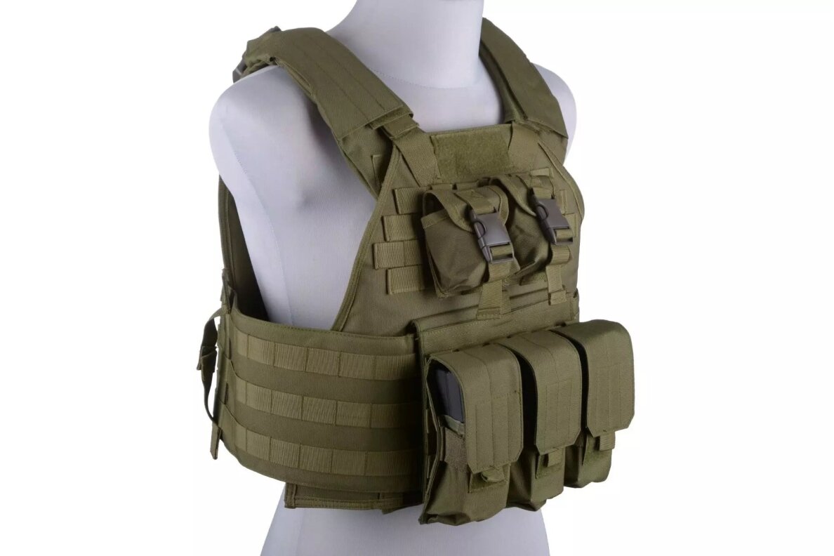Taktinė liemenė Plate Carrier 93, olive drab 1