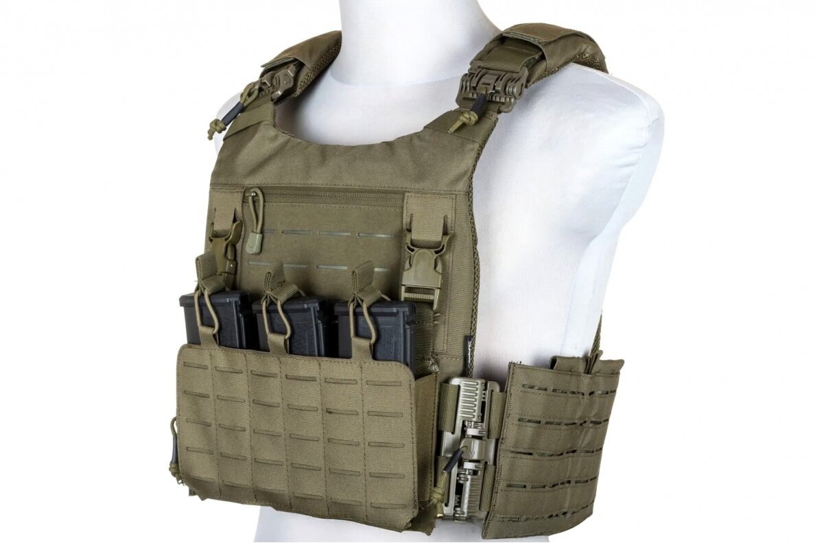 Taktinė liemenė QR plate carrier, Olive 1