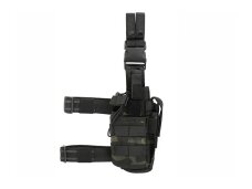 Drop-leg pistol holster , Multicam-Black