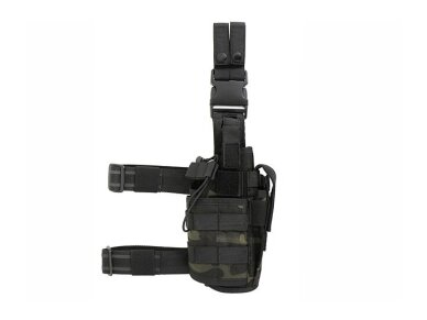 Drop-leg pistol holster , Multicam-Black