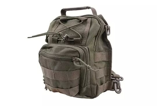 Tactical shoulder bag - olive green 3 Tactical shoulder bag - olive green 3