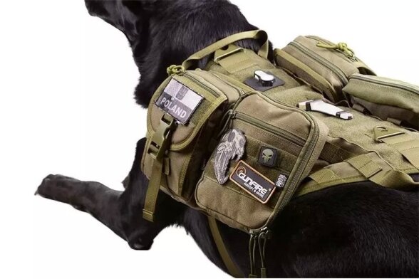 Tactical Dog Vest - Olive Drab 5 Tactical Dog Vest - Olive Drab 5