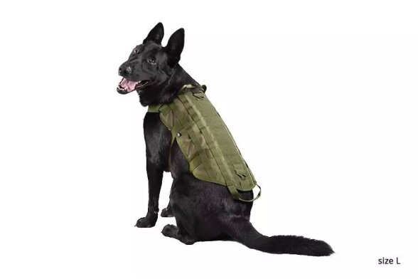 Tactical Dog Vest - Olive Drab 6 Tactical Dog Vest - Olive Drab 6
