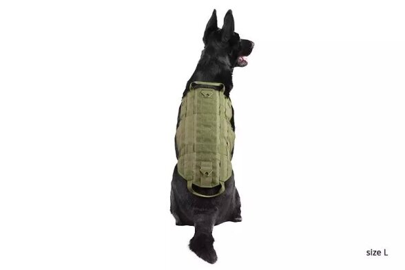Tactical Dog Vest - Olive Drab 8 Tactical Dog Vest - Olive Drab 8