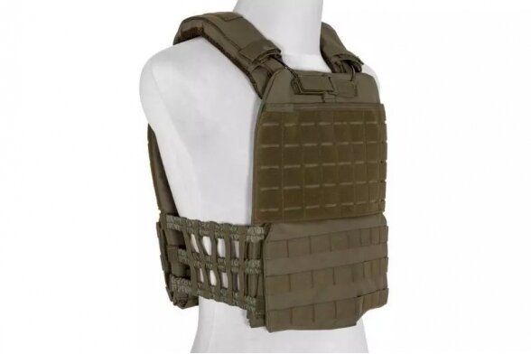Tactical Plate Carrier MOLLE/Laser-Cut - olive 1 Tactical Plate Carrier MOLLE/Laser-Cut - olive 1