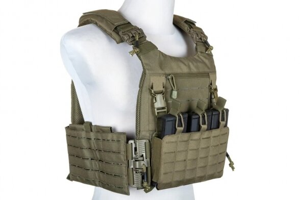 Taktinė liemenė QR plate carrier, Olive 4