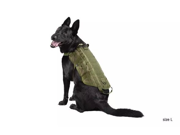 Tactical Dog Vest - Olive Drab 6