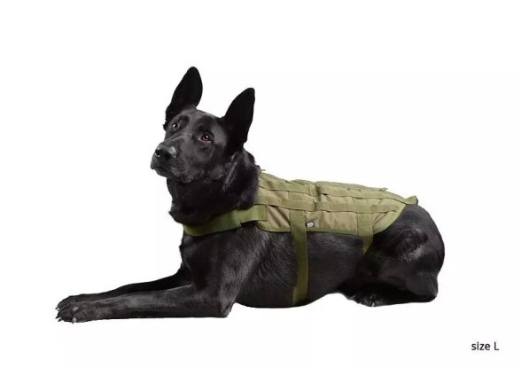Tactical Dog Vest - Olive Drab 7