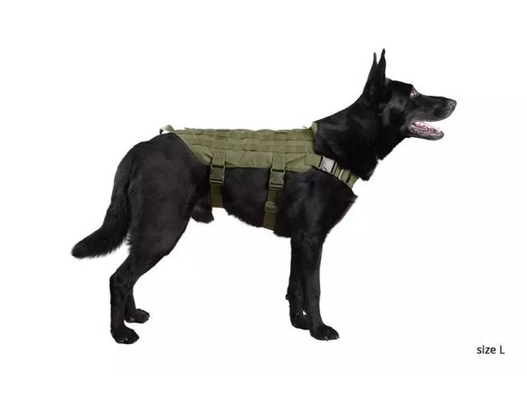 Tactical Dog Vest - Olive Drab