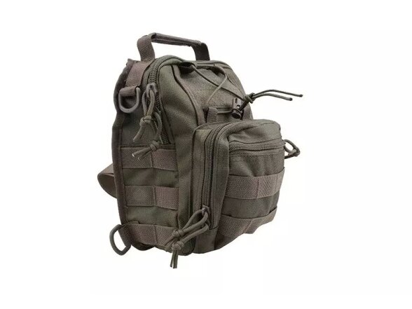 Tactical shoulder bag - olive green 1 Tactical shoulder bag - olive green 1