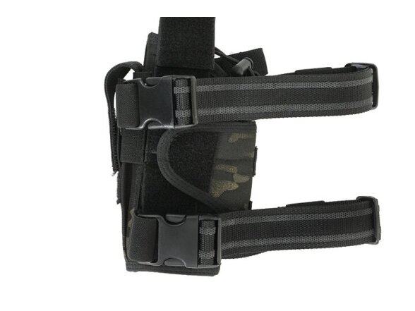 Drop-leg pistol holster , Multicam-Black 3