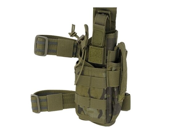 Universal pistol Drop Leg Holster MC Green 1
