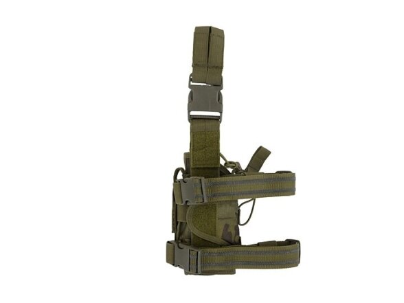 Universal pistol Drop Leg Holster MC Green 2