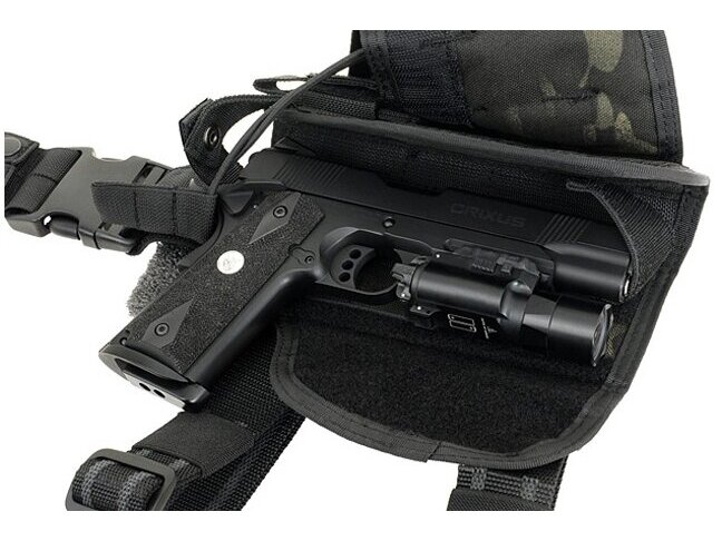 Drop-leg pistol holster , Multicam-Black 2