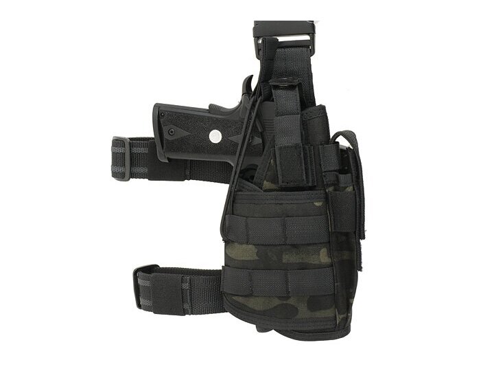 Drop-leg pistol holster , Multicam-Black 4