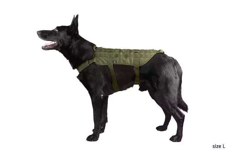 Tactical Dog Vest - Olive Drab 1 Tactical Dog Vest - Olive Drab 1