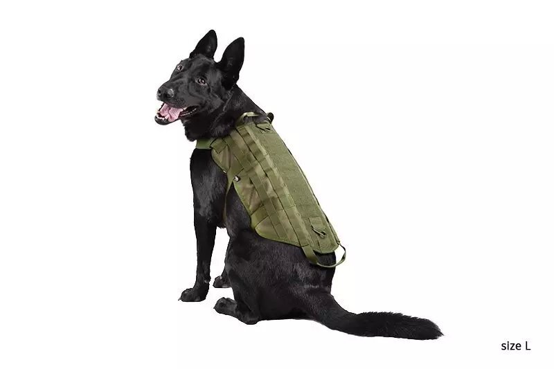 Tactical Dog Vest - Olive Drab 6 Tactical Dog Vest - Olive Drab 6