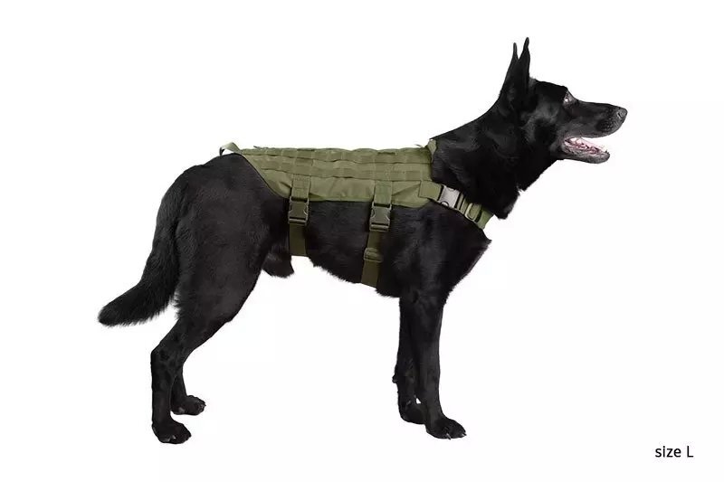 Tactical Dog Vest - Olive Drab Tactical Dog Vest - Olive Drab