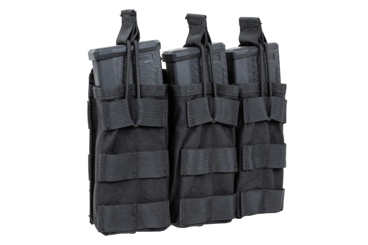 Trigubas Open Tactical Molle krepšelis AR-15, Juodas 2