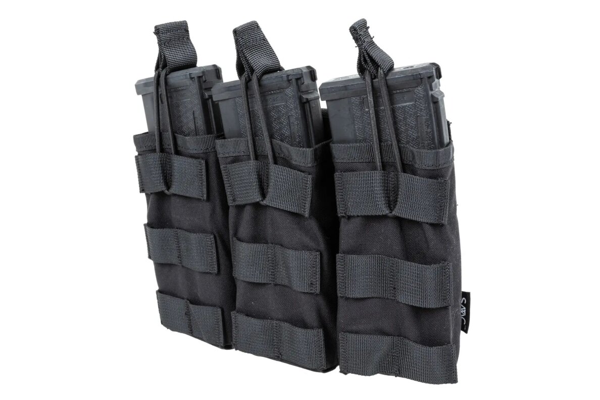 Trigubas Open Tactical Molle krepšelis AR-15, Juodas 3